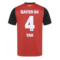 Fotballdrakt Herre Bayer Leverkusen Jonathan Tah #4 Hjemmedrakt 2024-25 Kortermet